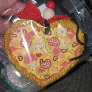 Pizza heart car freshie